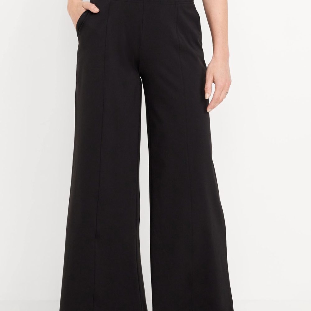 Old Navy Black Wide Leg Pants High Waisted